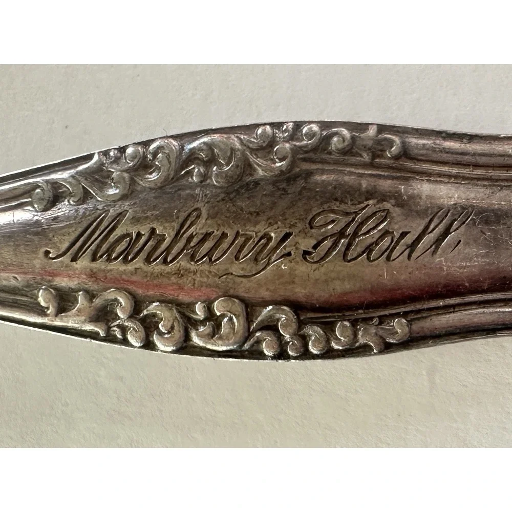 Antique Marbury Hall NYC Hotel Silverplate Spoons Meriden Britannia 1902 Rare